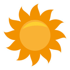 sun summer isolated icon