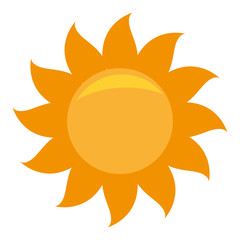 sun summer isolated icon