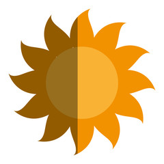 sun summer isolated icon