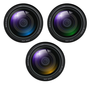 Camera photo lenses