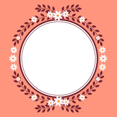 Floral decorative background