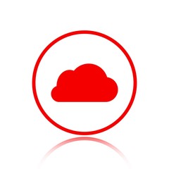 cloud icon stock vector illustration flat design