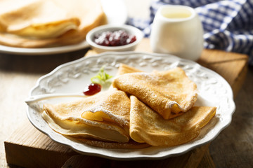 Traditional Russian pancakes