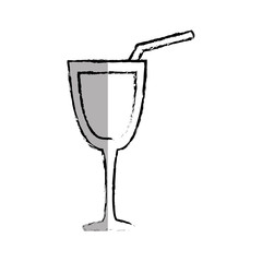 cocktail cup isolated icon