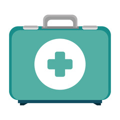 Fototapeta premium medical kit isolated icon