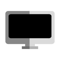 computer desktop with template icon