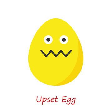 Banner Egg Emotions. Vector illustration.