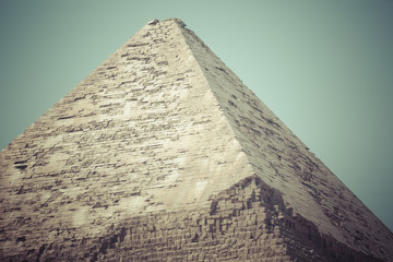 Great Egyptian pyramids in Giza, Cairo