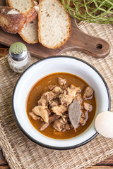 Goulash soup.