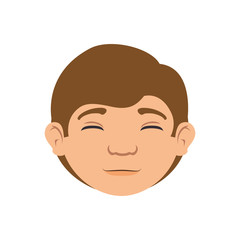 young man avatar character vector illustration design