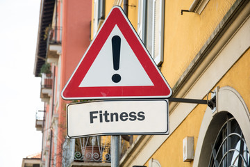 Schild 213 - Fitness