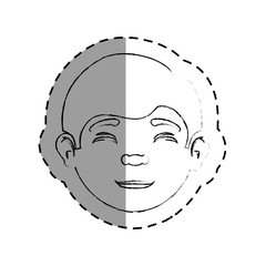 young man avatar character vector illustration design