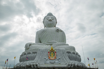Fototapeta premium Big Buddha monument on the Phuket island, Thailand.