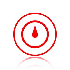 measure the weight icon stock vector illustration flat design