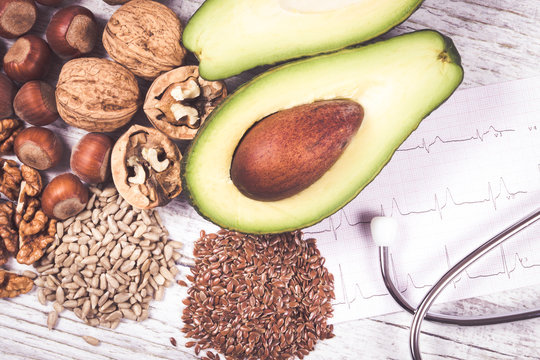 Sources of omega 3 fatty acids contained in the food.