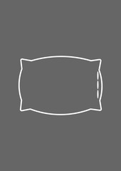 Pillow icon, Vector