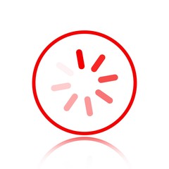 loading icon stock vector illustration flat design