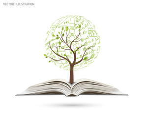 Concept on the theme of science.