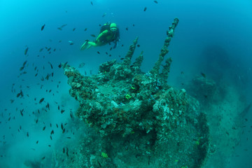 Fototapeta na wymiar Giuseppe Dezza shipwreck