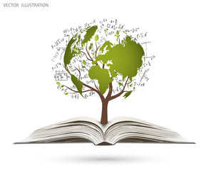 Concept on the theme of science.