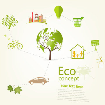 Ecologically clean world.
