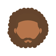 man face cartoon icon over white background. colorful design. vector illustration