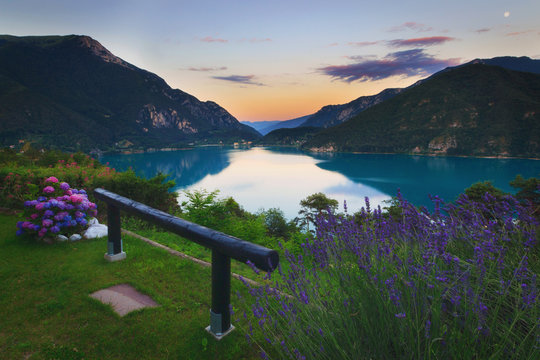 Lago di Ledro, Alps Italy