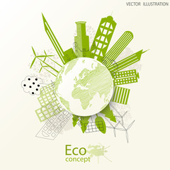 Environmentally friendly world.