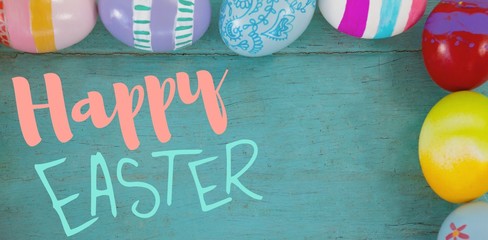 Composite image of easter greeting