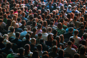 Obraz premium Audience at the conference hall