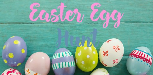 Composite image of easter greeting