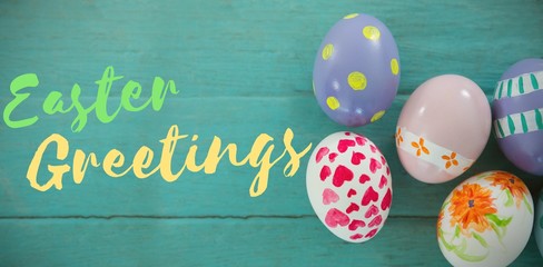 Composite image of easter greeting