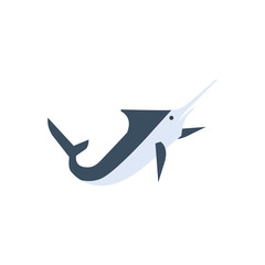 Flat icon - Hooked fish