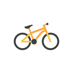 Fototapeta premium Flat icon - Mountain bike