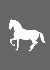 Dancing Horse icon, Vector