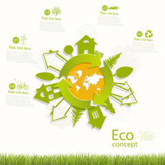 Environmentally friendly world.