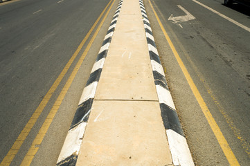 concrete road divider