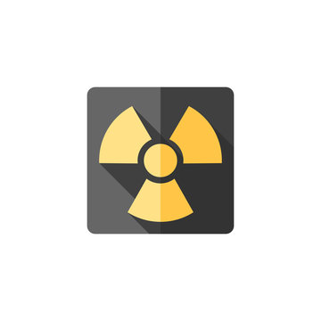 Flat icon - Radioactive symbol