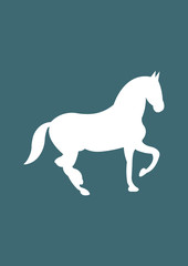 Dancing Horse icon, Vector