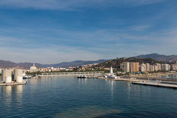 Buildings on Coast of Malaga