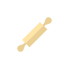 Flat icon - Wooden roller