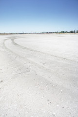 Salt lake in the Crimea