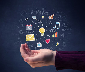 Hand holding applications