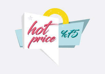 Hot Price Concept