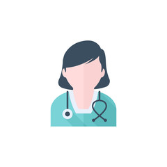 Flat icon - Doctor