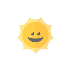 Flat icon - Forecast sunny