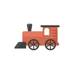 Flat icon - Locomotive toy