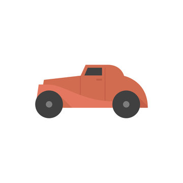 Flat icon - Vintage car