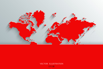 Political map of the world.