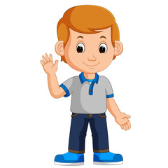 cute boy cartoon